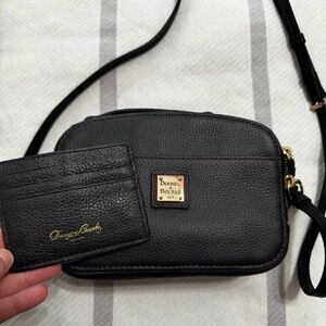 Dooney & Bourke black leather crossbody